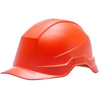 ミドリ安全 ABS製ヘルメット(αライナー) 「イヤーマフ・防災面」取り付け可能 オレンジ