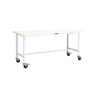 アズワン AE型作業台 1200X750XH840 Φ100キャスター付 ダークグレー色