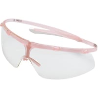 ミドリ安全 ANSI/EN規格品 保護めがね X9172P uvex super g ペールピンク (曇り止め加工)
