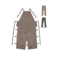 日光物産 Armatex(R)グレー防炎胸付前掛け(ローハイド型)