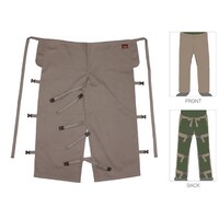 日光物産 Armatex(R)グレー防炎前掛け(ローハイド型)