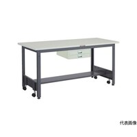 アズワン CFWS型作業台 900X600XH740 薄型2段引出付
