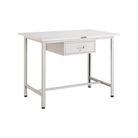 アズワン HAE型立作業台 1200X750XH900 1段引出付 W色