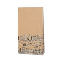 シモジマ HEIKO 紙袋 角底袋 ファンシーバッグ 4才 ニュータウン B 100枚