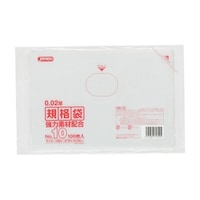 ジャパックス LD規格袋 0.020 No.10 LLD+META 透明 0.02mm 1ケース(100枚×120冊入)