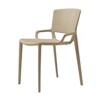 アズワン PP製スタッキングチェア サンド