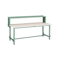 アズワン RAEM型高さ調節作業台 1800X600 上棚付