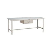 アズワン RAE型作業台 1200X750 1段引出付 W色