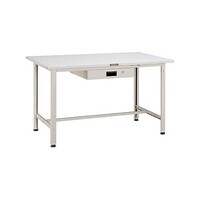 アズワン SAE型作業台 1500X750XH740 薄型1段引出付 W色