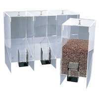 江部松商事 アクリル コーヒービーンズディスペンサー No.282 トリプル