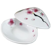 江部松商事 アルセラム強化食器 錦桜絵貝型珍味 EC2024