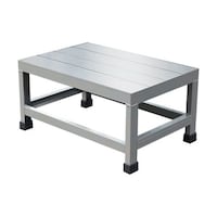 アズワン アルミ製溶接一体構造型作業台 一段(完成品) W600×D400×H300