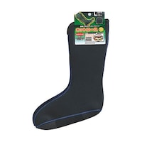 おたふく手袋 インナーソックス ロング 厚地タイプ ブルー L