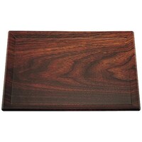 江部松商事 ウッディトレー耐熱ABS つや消しNS ウォールナット 450×330 1102159