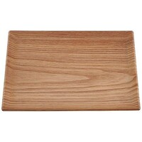 江部松商事 ウッディトレー耐熱ABS つや消しNS プレーンウッド 390×280 1102152