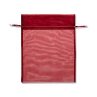 シモジマ オーガンジーバッグ 平袋タイプ XLL ワイン(WN) 10枚