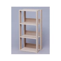 アイリスオーヤマ オープンウッドラック ナチュラル 400×292.5×879mm