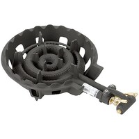 江部松商事 ガスコンロ 2重(羽根付)DE22nPSLパイロット付 LP