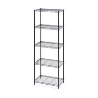 アイリスオーヤマ カラーメタルラック ハイタイプ ブラック