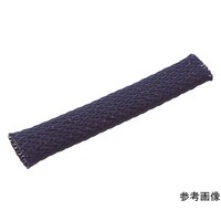 アズワン カラー編組チューブ 自然折径13mm 長さ10m 1巻 青