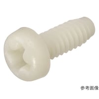 アズワン ガラス繊維強化ポリアミドMXD6 RENY白 十字穴付ナベ小ネジ M6X15 50本