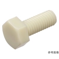 アズワン ガラス繊維強化ポリアミドMXD6 RENY白 六角ボルト M6X12 50本入