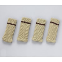 旭電機化成 キズつきにくいイス脚カバー アイボリー 1パック(16個入)