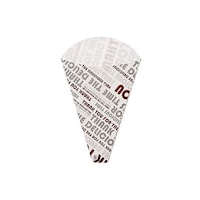 シモジマ クレープ三角袋 デリシャスタイム ブラウン 100枚入