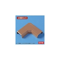 サンワサプライ ケーブルカバー L型 ブラウン