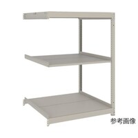 アズワン スチールラック 薄型ラック(耐荷重100Kg)1200×595×H1500 3段連結 ネオグレー