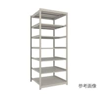 アズワン スチールラック 薄型ラック(耐荷重100Kg)1200×595×H2400 7段単体 ネオグレー