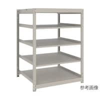 アズワン スチールラック 薄型ラック(耐荷重100Kg)1200×875×H1200 5段単体 ネオグレー