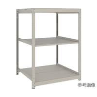 アズワン スチールラック 薄型ラック(耐荷重100Kg)1200×875×H1500 3段単体 ネオグレー
