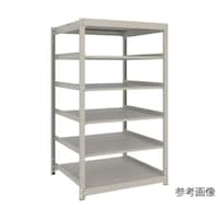 アズワン スチールラック 薄型ラック(耐荷重100Kg)1200×875×H1500 6段単体 ネオグレー