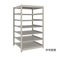 アズワン スチールラック 薄型ラック(耐荷重100Kg)1200×875×H1500 7段単体 ネオグレー