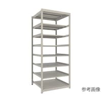 アズワン スチールラック 薄型ラック(耐荷重100Kg)900×875×H2400 8段単体 ネオグレー