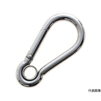 アズワン ステンレススナップフック AW型(リング付) 線径Φ10×開口14mm (1個)