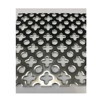 アズワン ステンレスパンチングメタル0.4t 〇+ 1000X2000