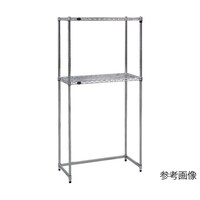 アズワン ステンレス製メッシュラック下段開放型 W905XD609XH1838 棚板2枚