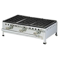 江部松商事 たこ焼台セット 28穴(足付鉄板式)284SH 4連式 13A