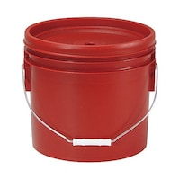 江部松商事 トスロン 丸型 密閉容器 12L レッド