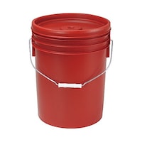 江部松商事 トスロン 丸型 密閉容器 20L レッド