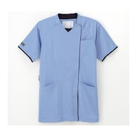 ナガイレーベン ニットシャツ ブルー SS