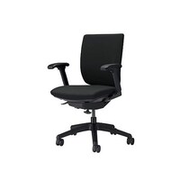 ライオン事務器 ビジネスチェアー(ブラック) EA956