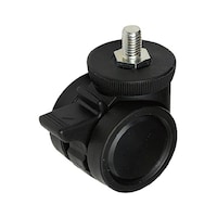 ハイロジック フリーロール付・リフトロックキャスター50mm ストップ付 M10