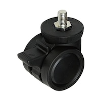 ハイロジック フリーロール付・リフトロックキャスター50mm ストップ付 M8