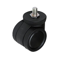 ハイロジック フリーロール付・リフトロックキャスター50mm ストップ無 M10