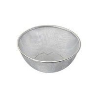 パール金属 ベーシスライン ステンレス製ダブルメッシュボウル型ザル27cm