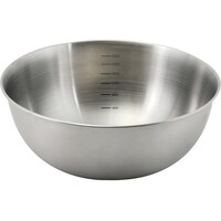 パール金属 ベーシスライン ステンレス製ボウル24cm(目盛付)