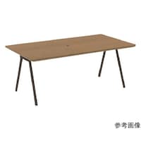 アズワン ミーティングテーブル W1600×D860×H600 天板ホワイトオーク